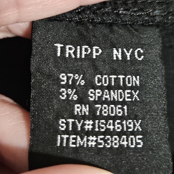 Tripp NYC Bermuda shorts goth dark academia style size 14 - Picture 10 of 12